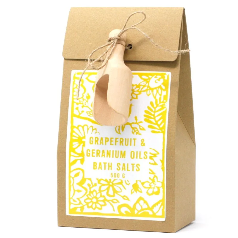 Badesalt med Grapefrukt og Geranium
