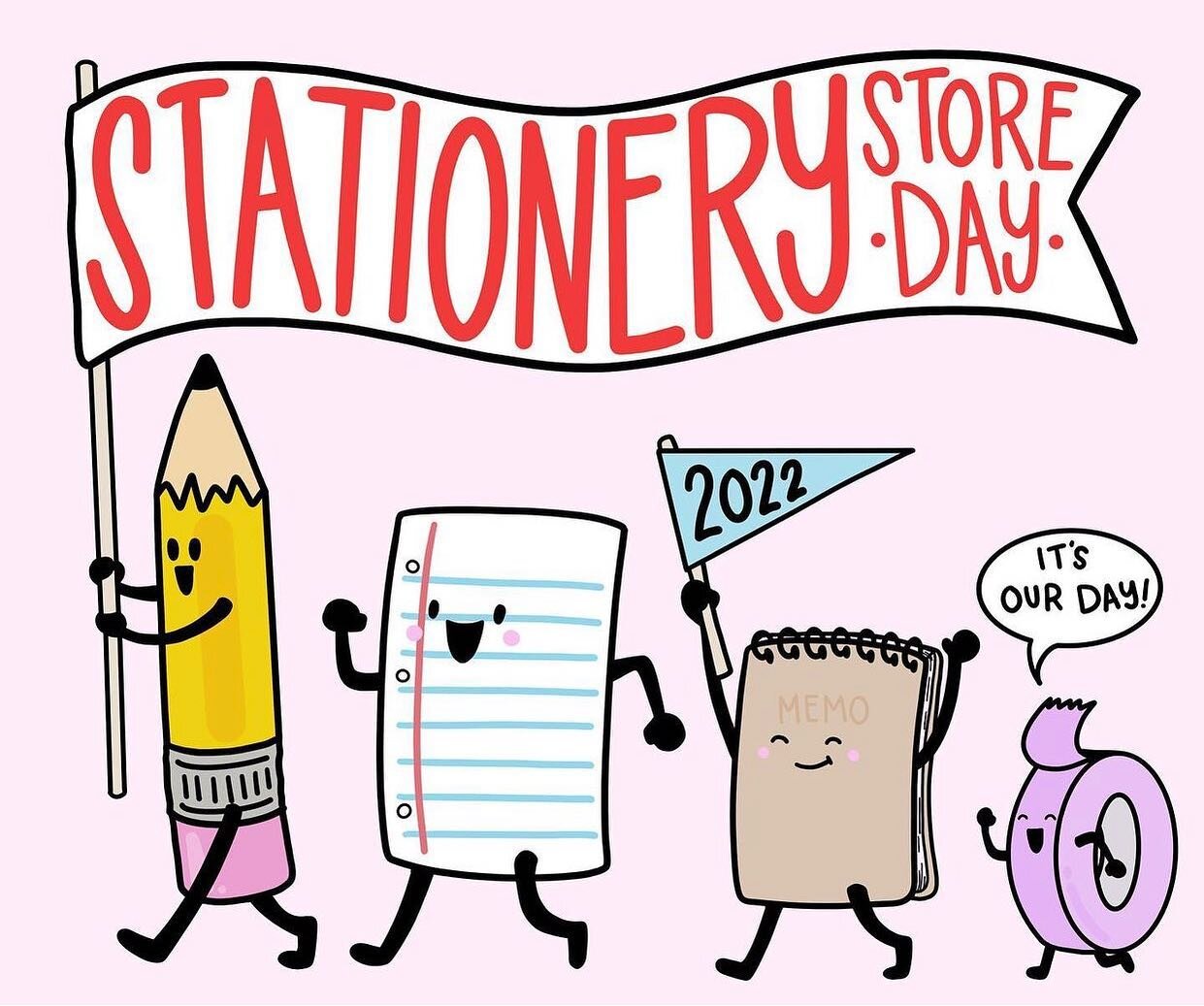 Today is the inaugural @stationerystoreday ✏️ join us to celebrate instore, 15% off ALL stationery, tunnocks for everyone, limited edition stationery day pencils for those spending &pound;10+ and a fun game outside the shop ✏️ ✏️ ✏️