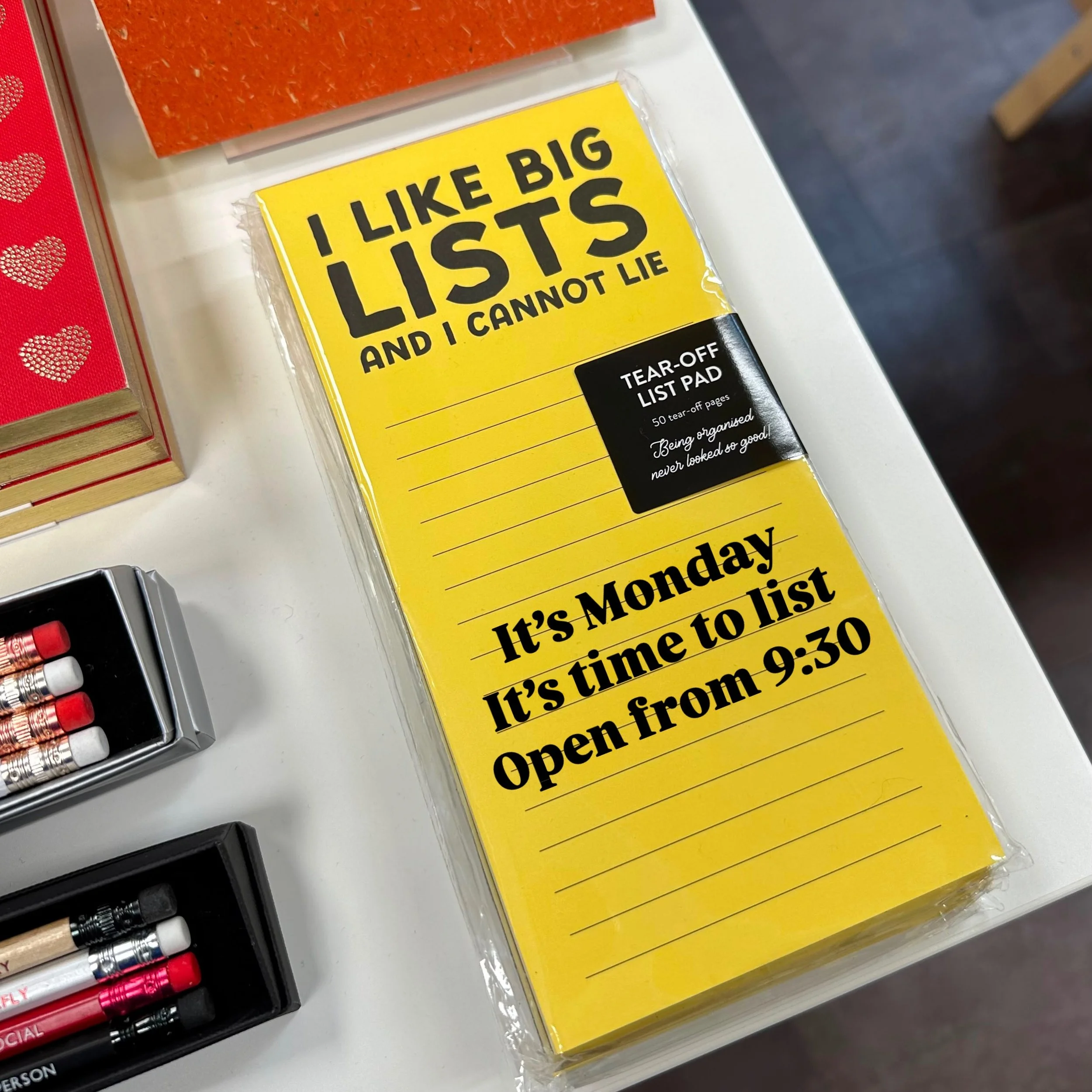 LISTS are what Monday was made for! All those things you couldn&rsquo;t be bothered to finish on Friday are now ready to be tackled 😉