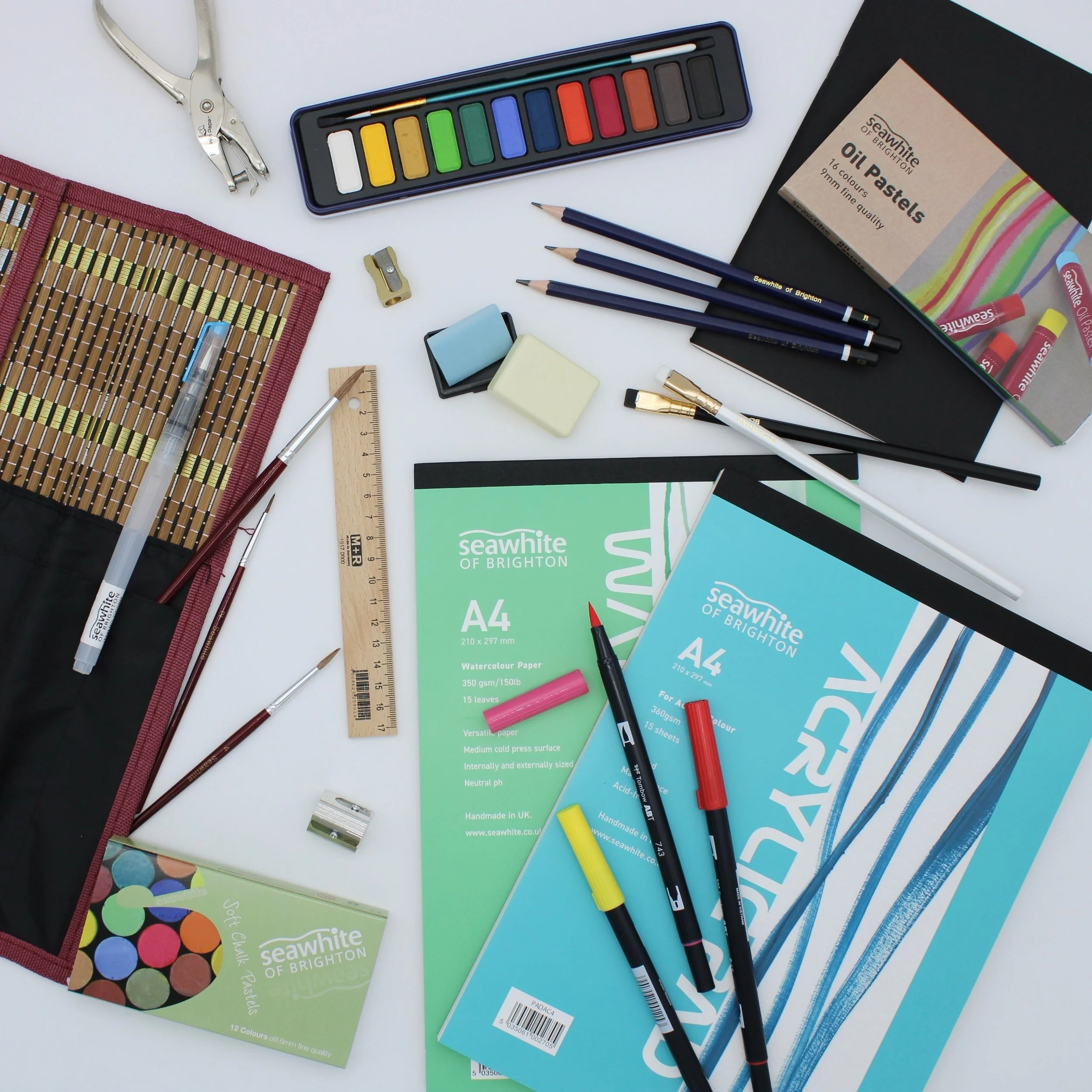 Art Supplies at Pencil Me In - sketchbooks, paints, brushes and tools. Available instore and online. Pop in to explore 🎨