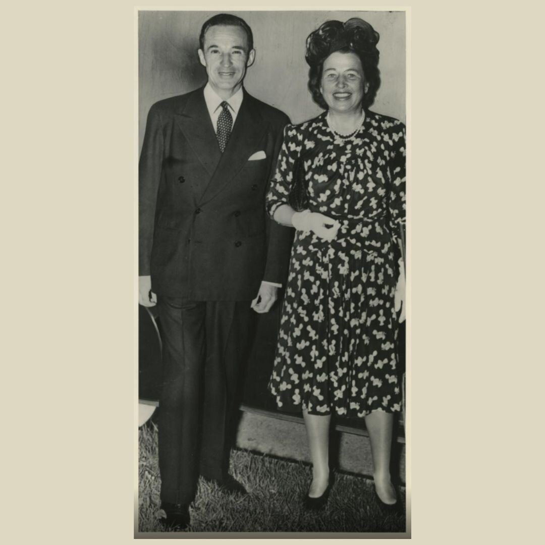 In November 1916, after living at Fair Lane for just over a year, Edsel Ford married Eleanor Lowthian Clay and moved out of Fair Lane. 

This photograph was taken around 1938. In that year, Edsel and Eleanor celebrated their 22nd wedding anniversary.