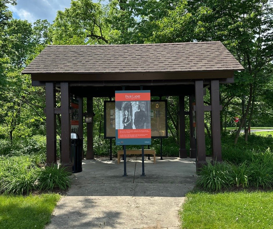 Great work has been happening at #FairLane during #NationalPreservationMonth!

Nick, our Manager of Gardens and Grounds, is pleased to report that the area by the kiosk has been weeded and mulched. Stay tuned for more updates on this renovation proje