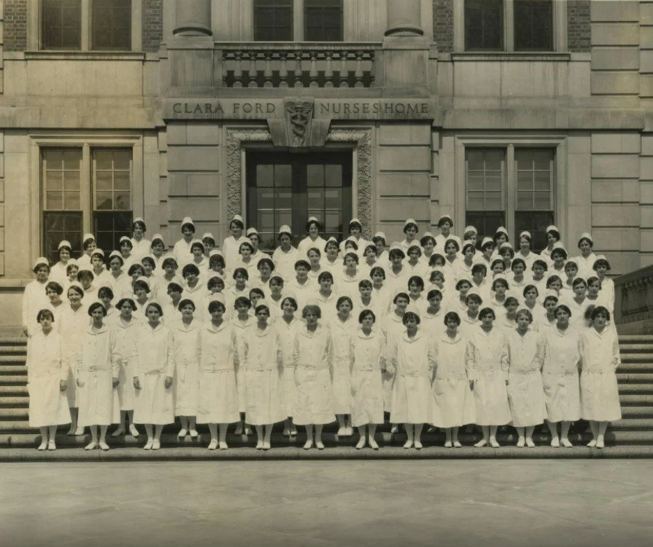 Today on #NationalEmergencyNursesDay, we honor the extraordinary skill, compassion, and dedication of emergency nurses everywhere. 💙👩&zwj;⚕️👨&zwj;⚕️

Henry and Clara Ford shared a deep commitment to health care and the nursing profession. In 1915,