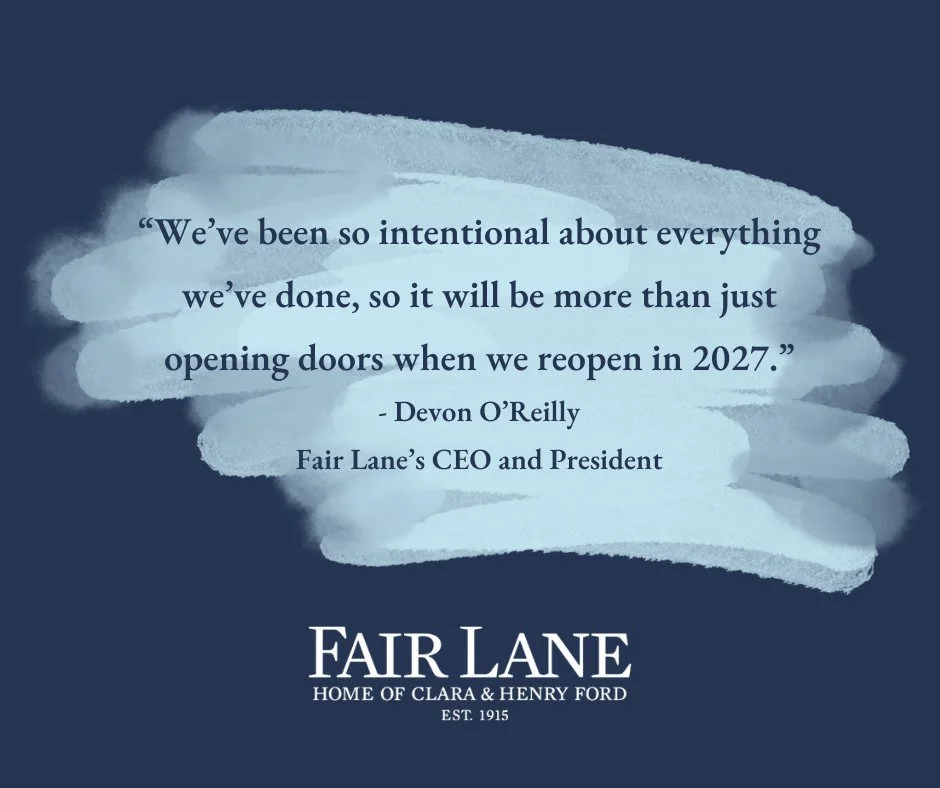 One reason #FairLane's restoration has taken many years is our commitment to intention in every detail. Every color, design, and element is carefully researched to ensure historical accuracy. These intricate decorative arts projects can take years to