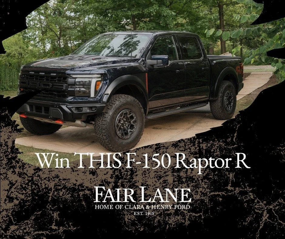 🚨Your chance to drive the ultimate off-road machine - F-150 Raptor R - starts here!
ㅤ
🔹 Donate today to support the restoration of #FairLane &mdash; Henry and Clara Ford&rsquo;s historic estate.
⏳ Enter by December 31, 2025.
💥 Bonus: Click here to