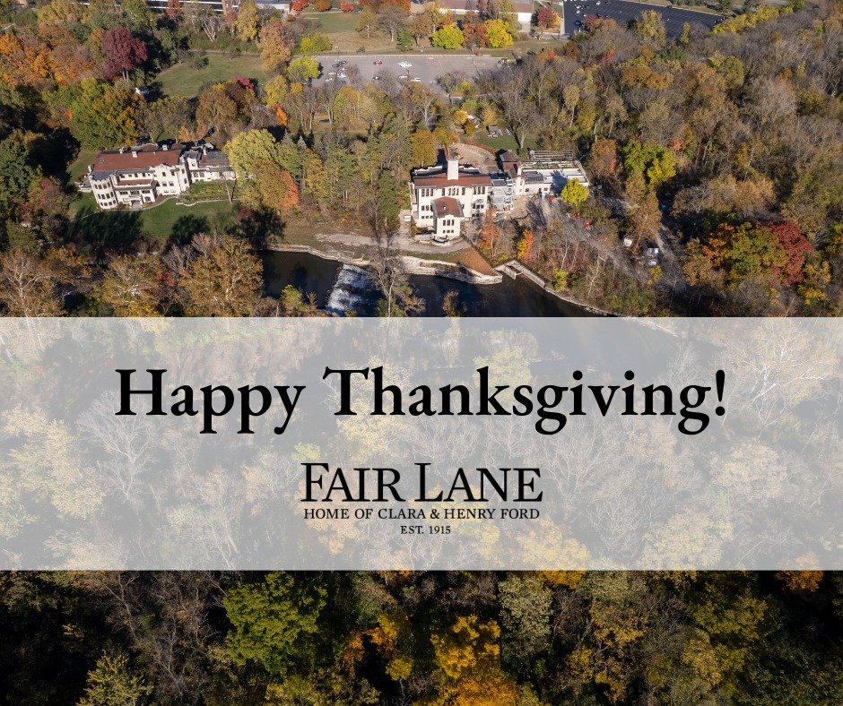 Today, we&rsquo;re reminded of the power of giving, gathering, and gratitude.
ㅤ
From all of us at Fair Lane, thank you for helping preserve this legacy of care and community.
ㅤ
Wishing you a peaceful and joyful Thanksgiving. 🍁
ㅤ
Photo Credit: @shupi