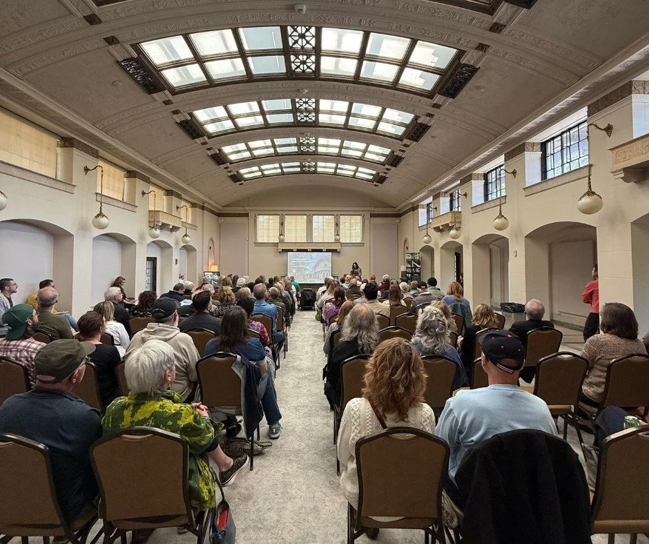 Thank you to @rougefriends, @fordsgaragemichigan (presenting sponsor), @carmeuseeurope (sponsor), staff, volunteers, and attendees for joining us at the second lecture, part of the A River of Knowledge 2026 Speaker Series.
ㅤ
We had a jam-packed room,