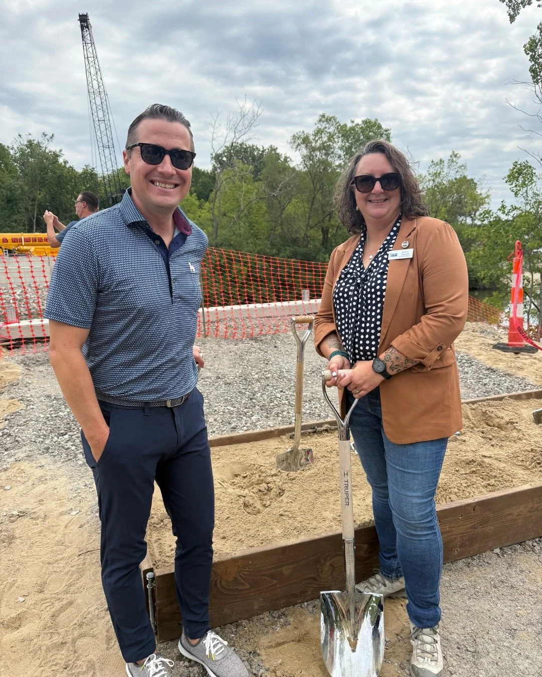 Recently, Devon, our President &amp; CEO, and Giles, our Senior Manager of Philanthropy, had the pleasure of attending the Rouge Gateway Greenway Bridge Setting Ground Breaking Ceremony.
ㅤ
This special opportunity allowed our team to witness the grou