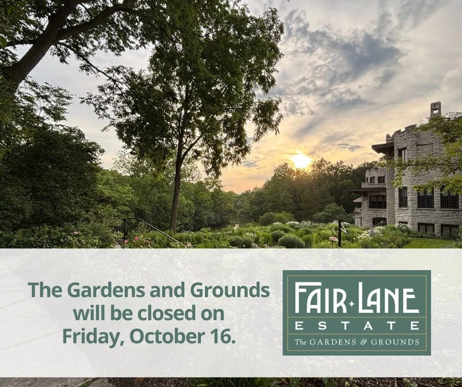 The Fair Lane Estate Gardens and Grounds will be closed on Friday, October 16, 2026.
ㅤ
We appreciate your patience and understanding!
ㅤ
#FairLaneEstate #Dearborn