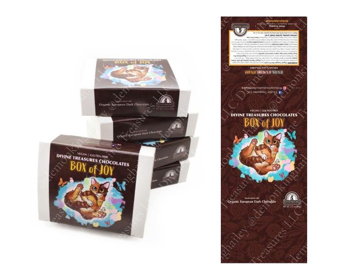 Box of Joy Packaging Sleeve & Product Image, 2024, 3.5" x 10.5"