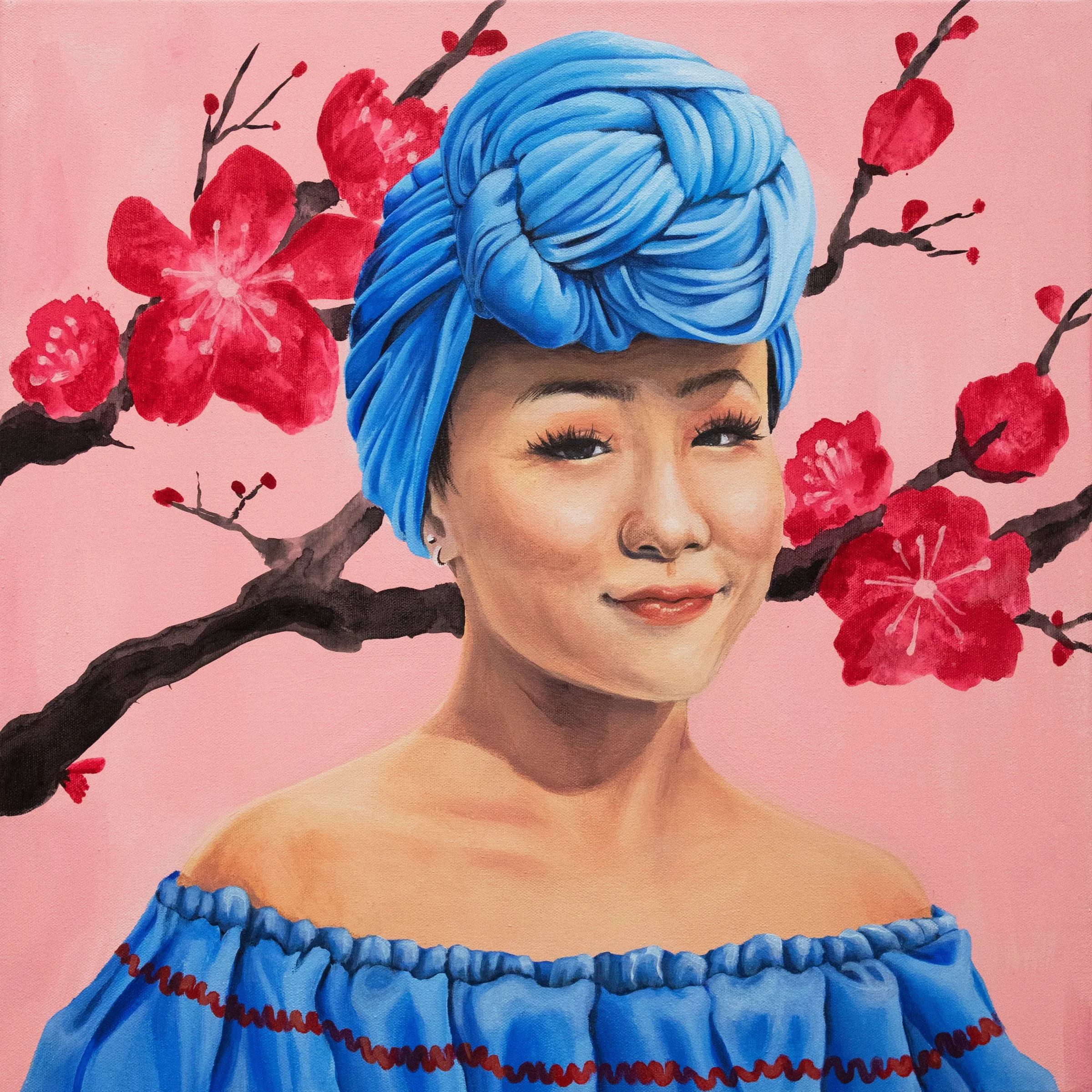 Lia, 2023, Acrylic, 20” x 20”