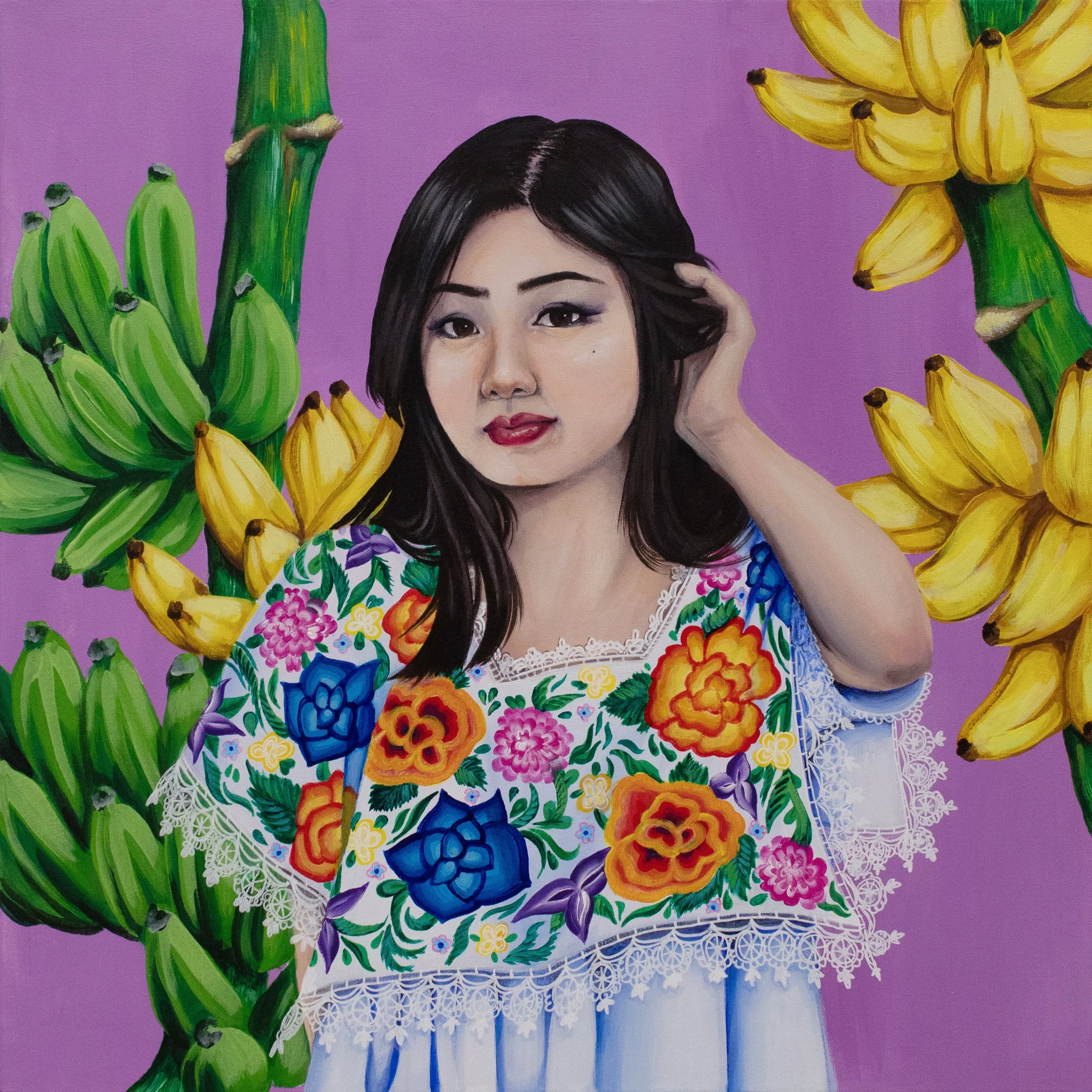 Caitlin, 2023, Acrylic, 24” x 24”