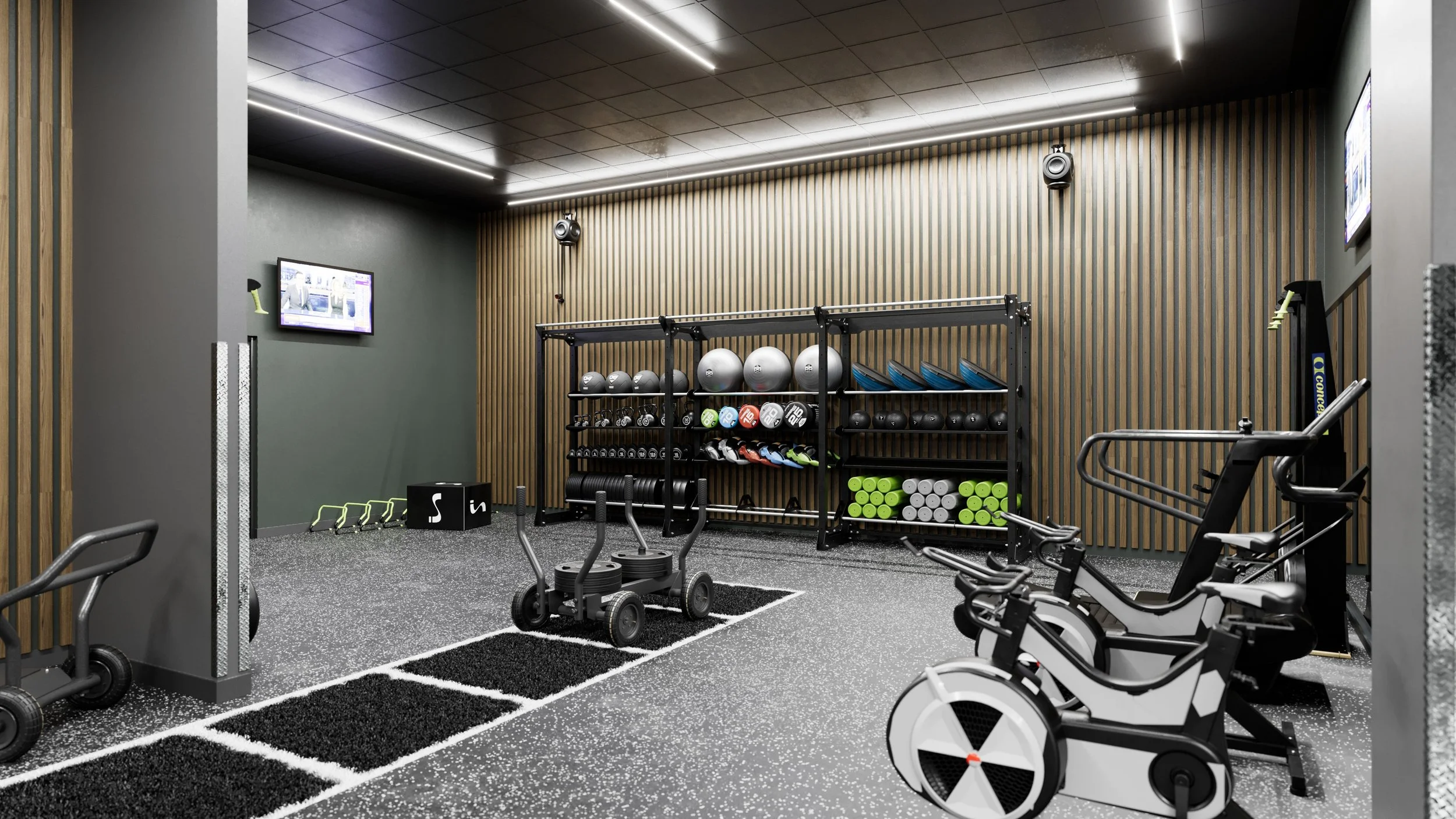 Computer rendering of New Gym