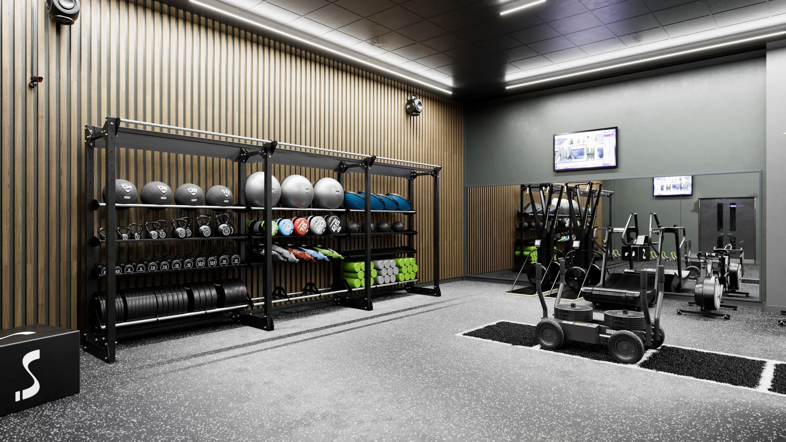 Computer rendering of New Gym
