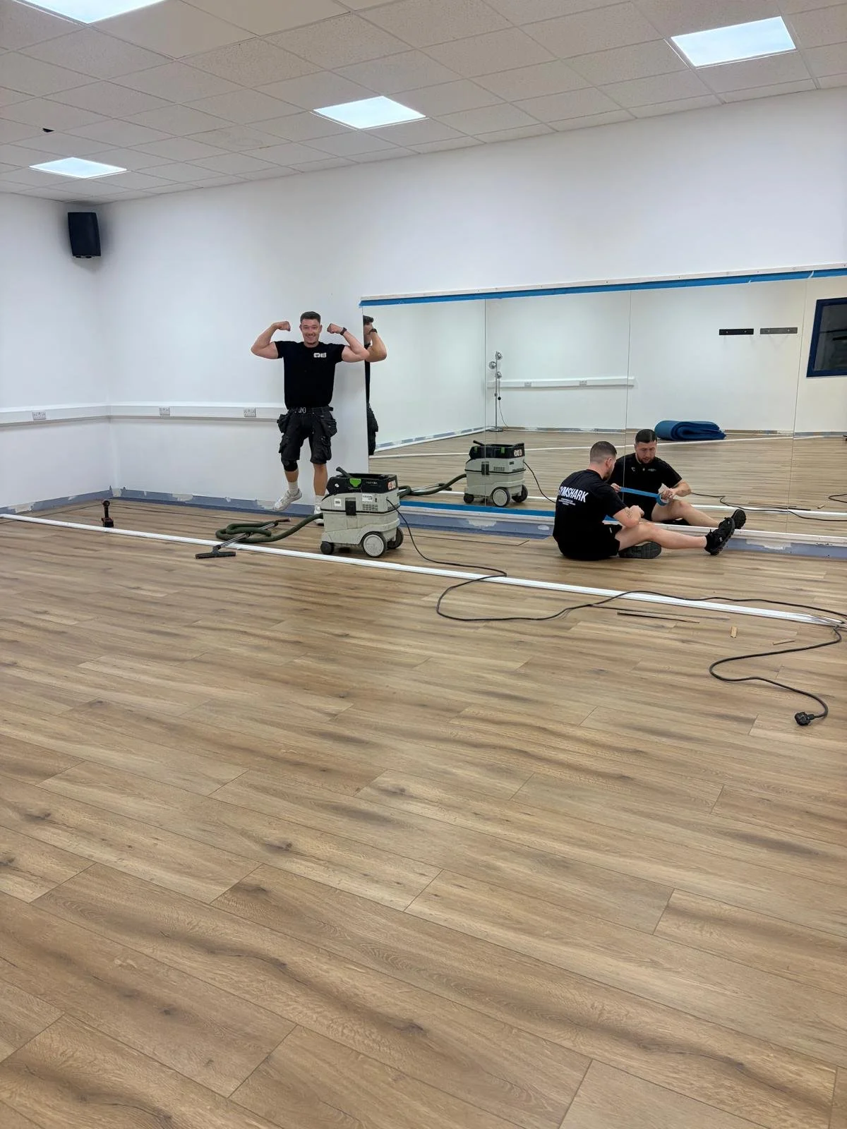 Removal of studio floor