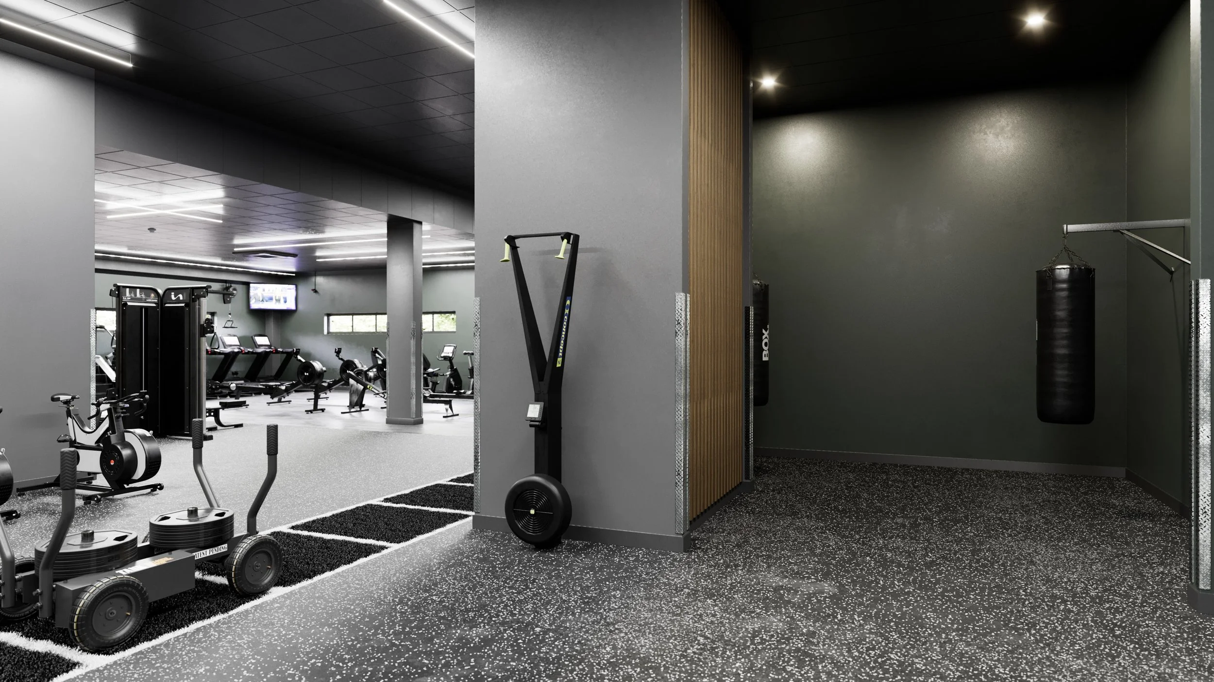 Computer rendering of New Gym