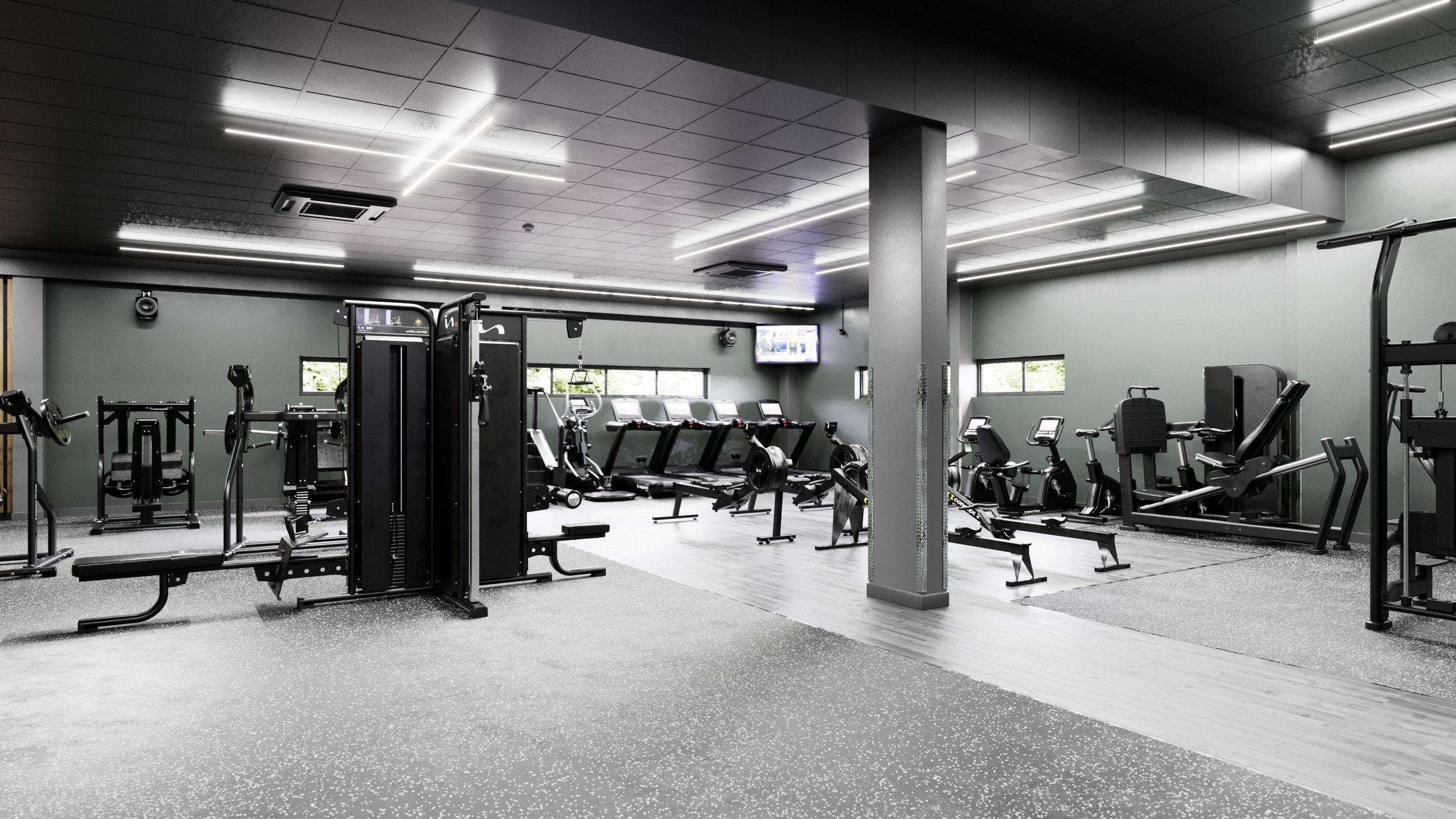 Computer rendering of New Gym