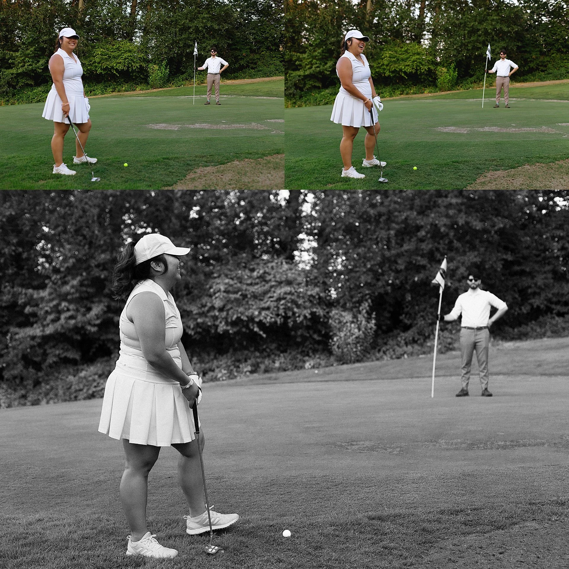 Golf Couple Photoshoot