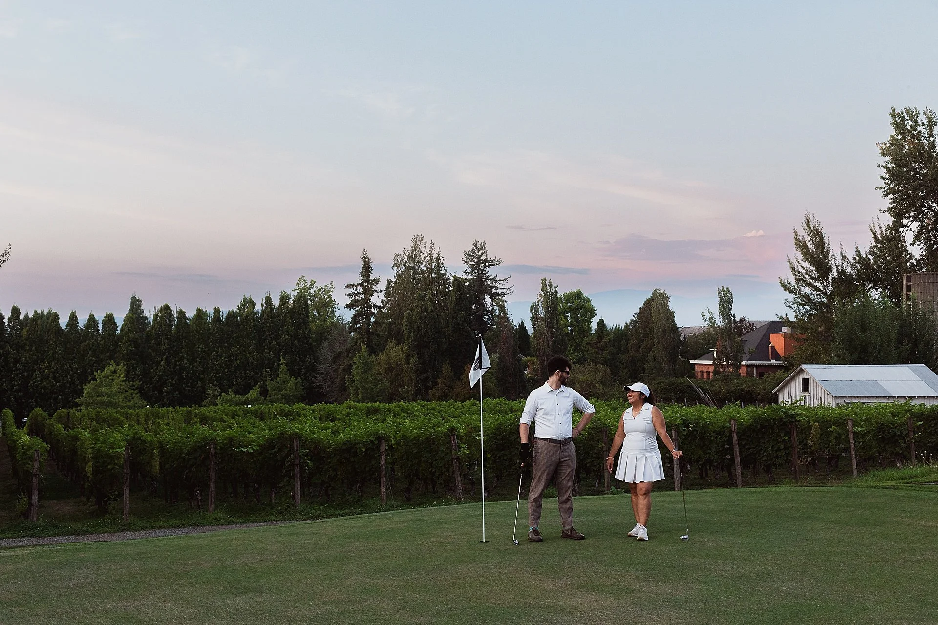 Golf Couple Photoshoot