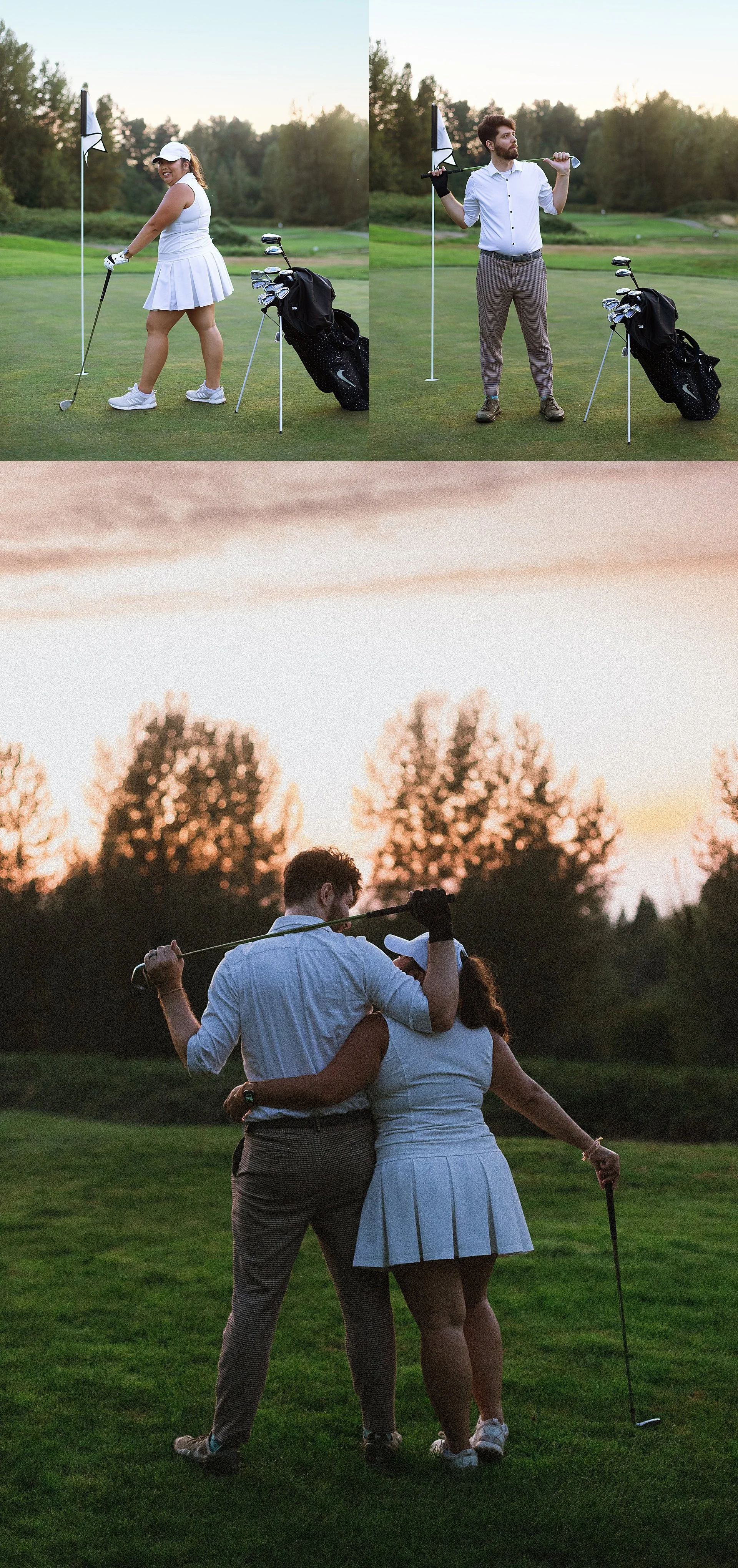 Golf Couple Photoshoot