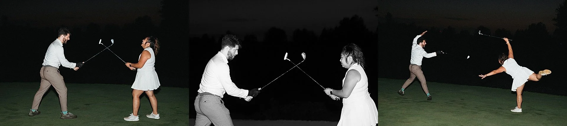 Golf Couple Photoshoot