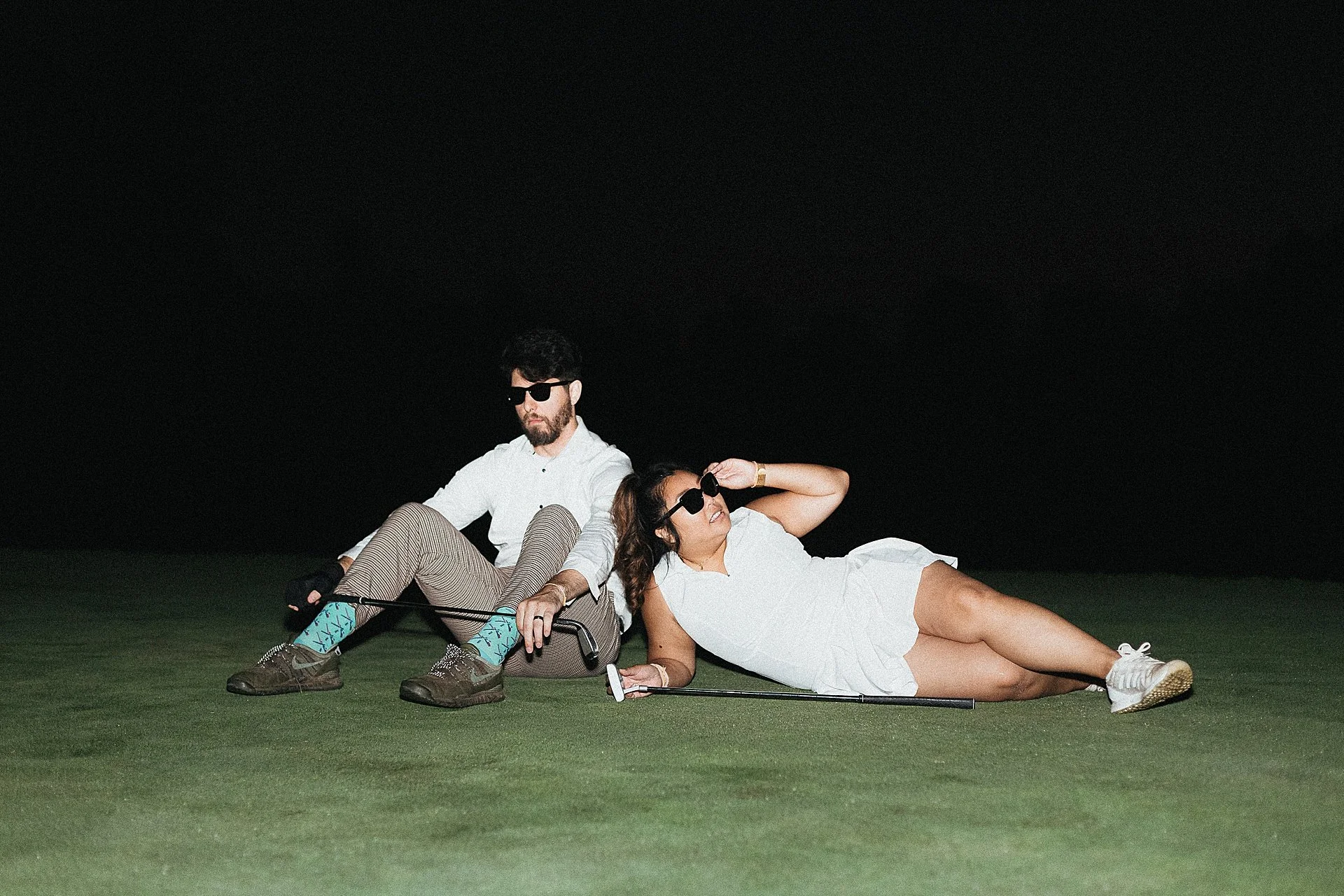 Golf Couple Photoshoot