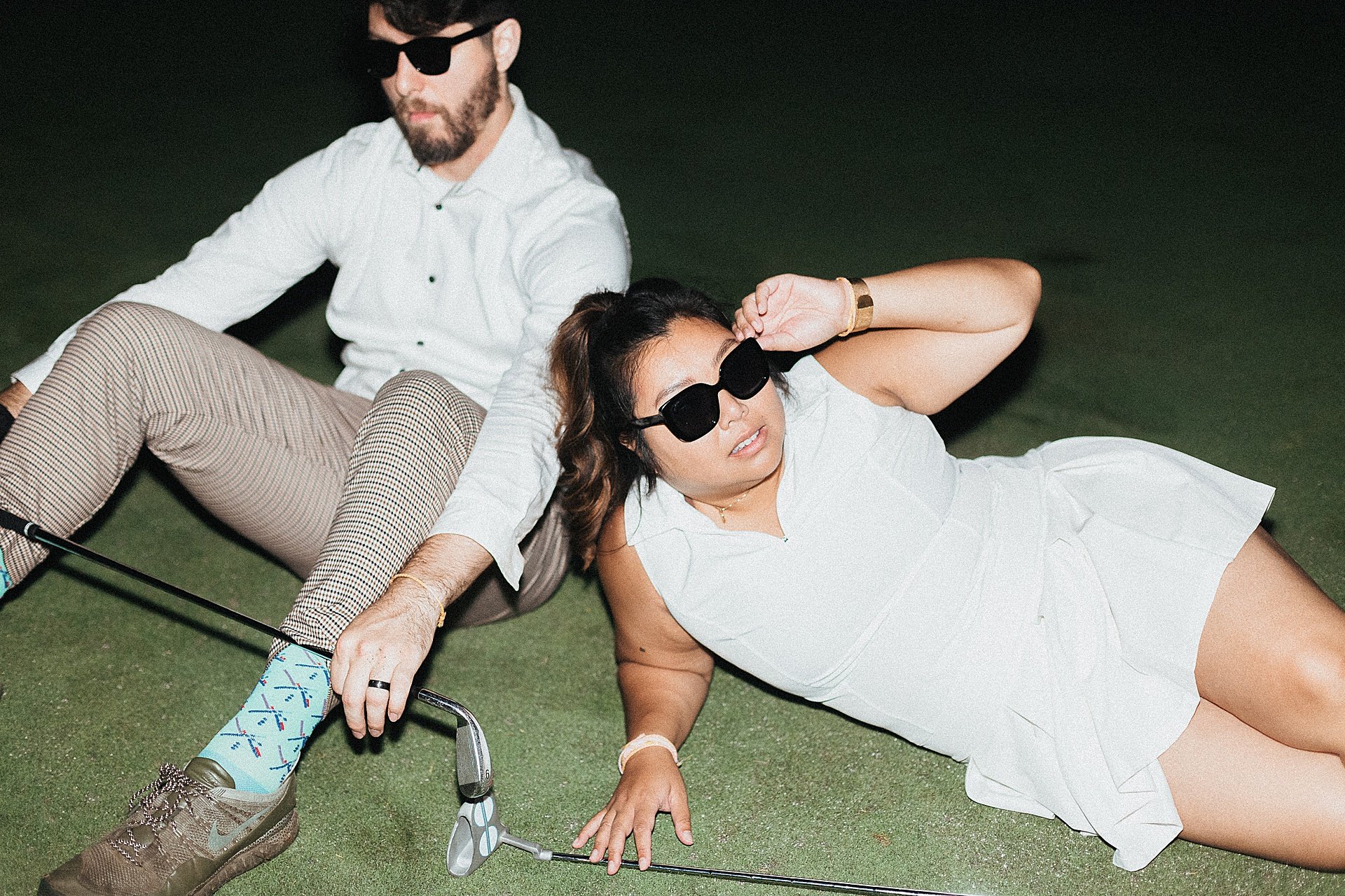 Couple’s Photoshoot at Mcmenamins Edgefield Golf Course - Portland, OR