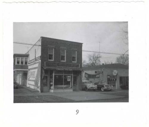 In celebration of National Mom and Pop Business Day, we offer the Molidor Grocery and Market, also known as the Community Food Mart. The store was located on the west side of Milwaukee Avenue between Sunnyside Place and McKinley Avenue. This photo wa