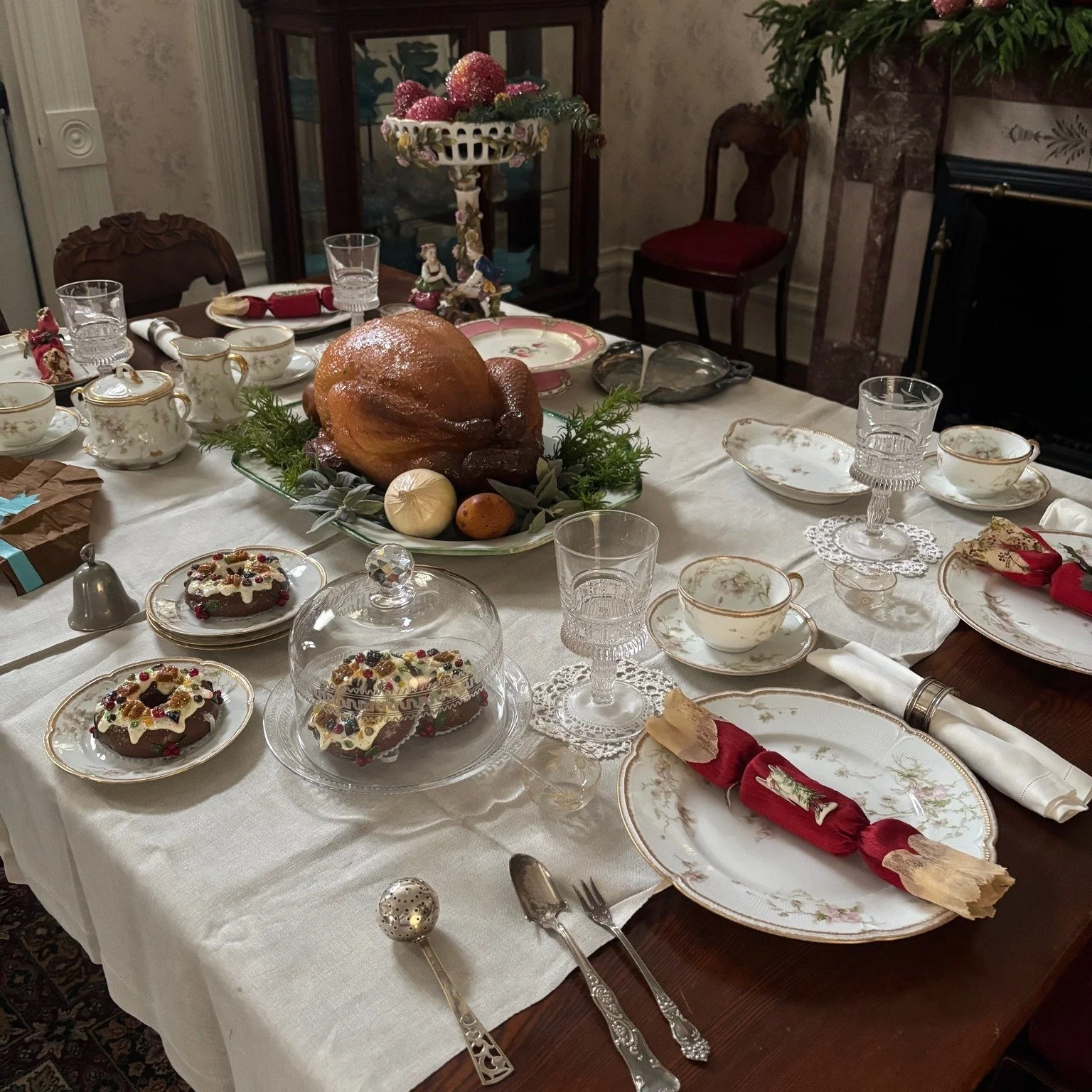 Happy Thanksgiving from our house to yours! The Ansel B. Cook Home is open tomorrow after the tree lighting until 8:30pm and on Saturday December 6 &amp; 13 from 11am to 3pm. $5/adults, kids free!