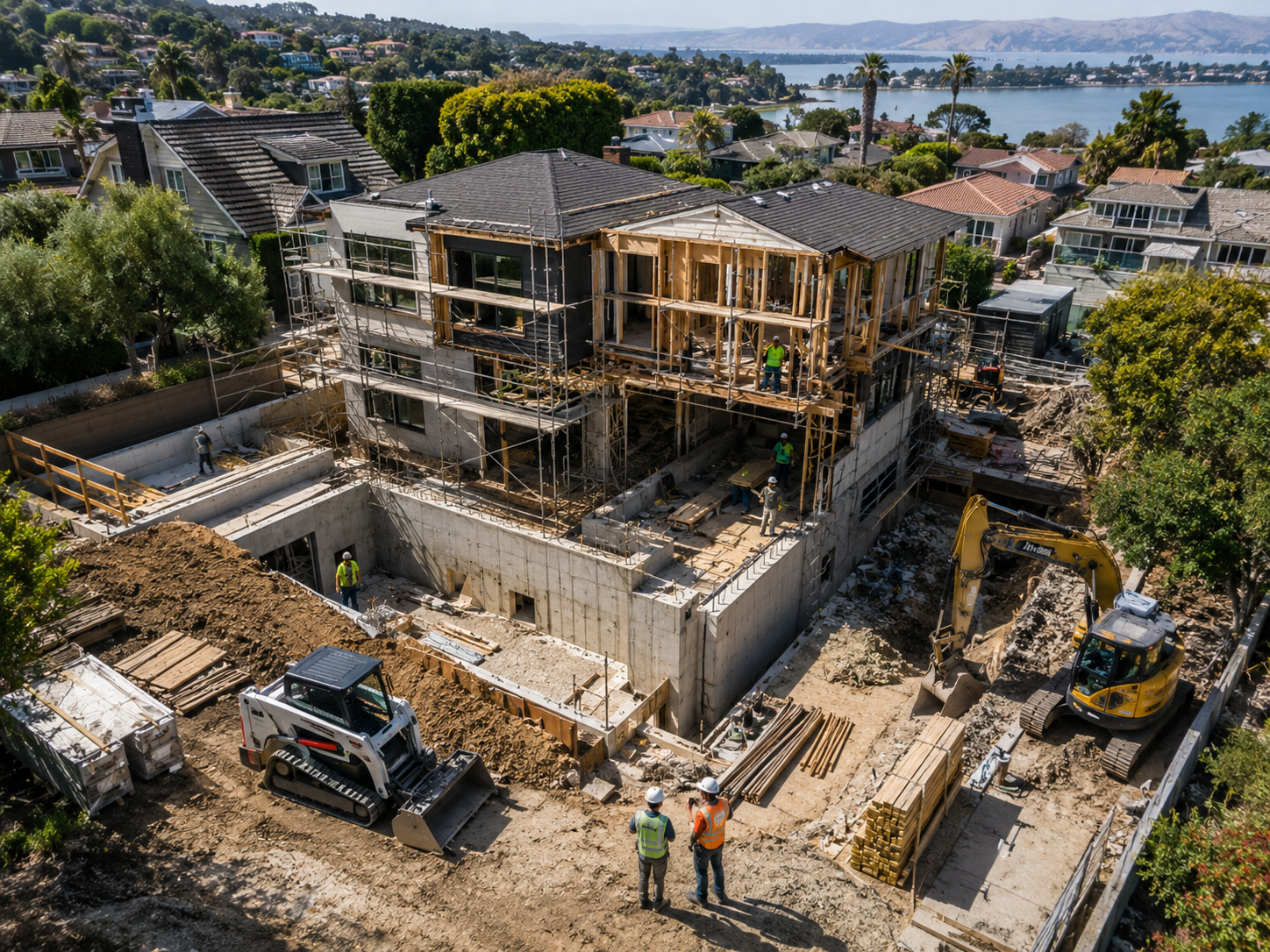 Structural engineering for a home under construction