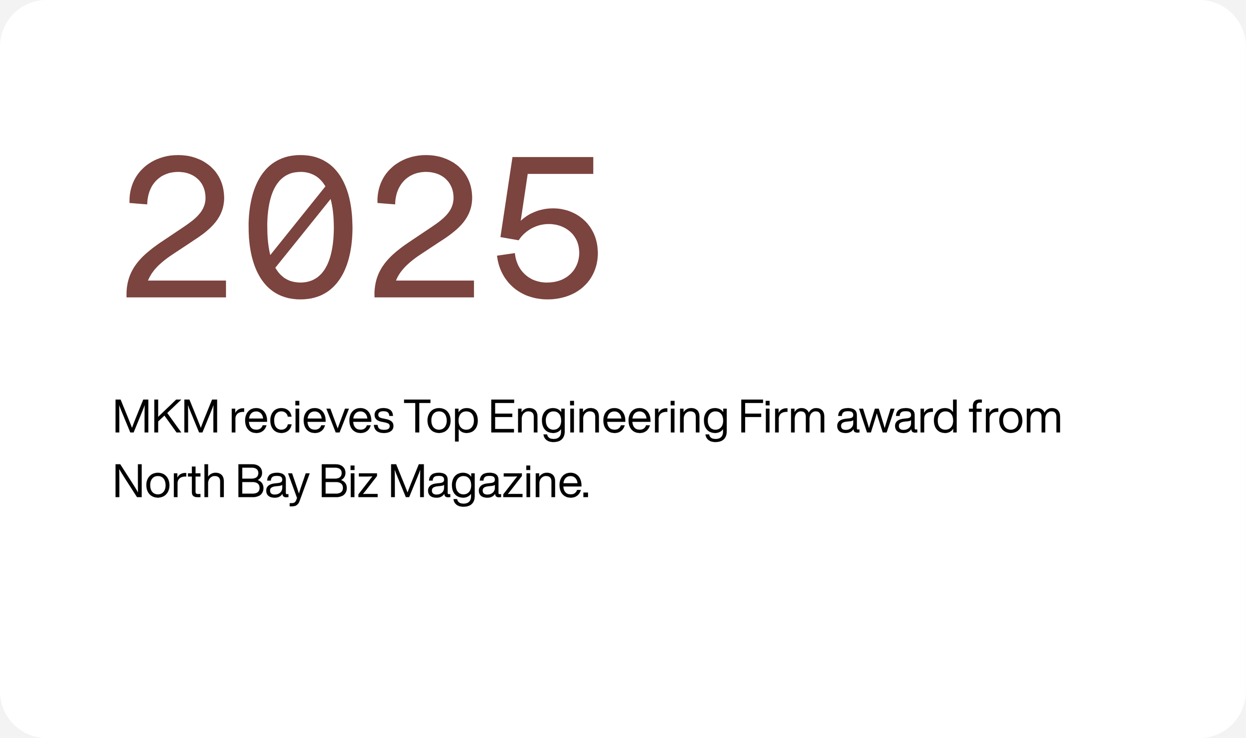 MKM Engineering wins Top Engineering Firm 