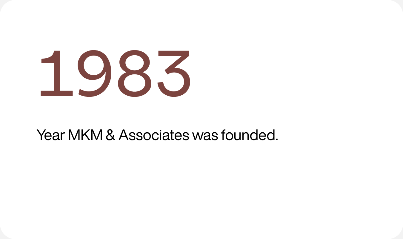 MKM & Associates Structural Engineering was founded in 1983