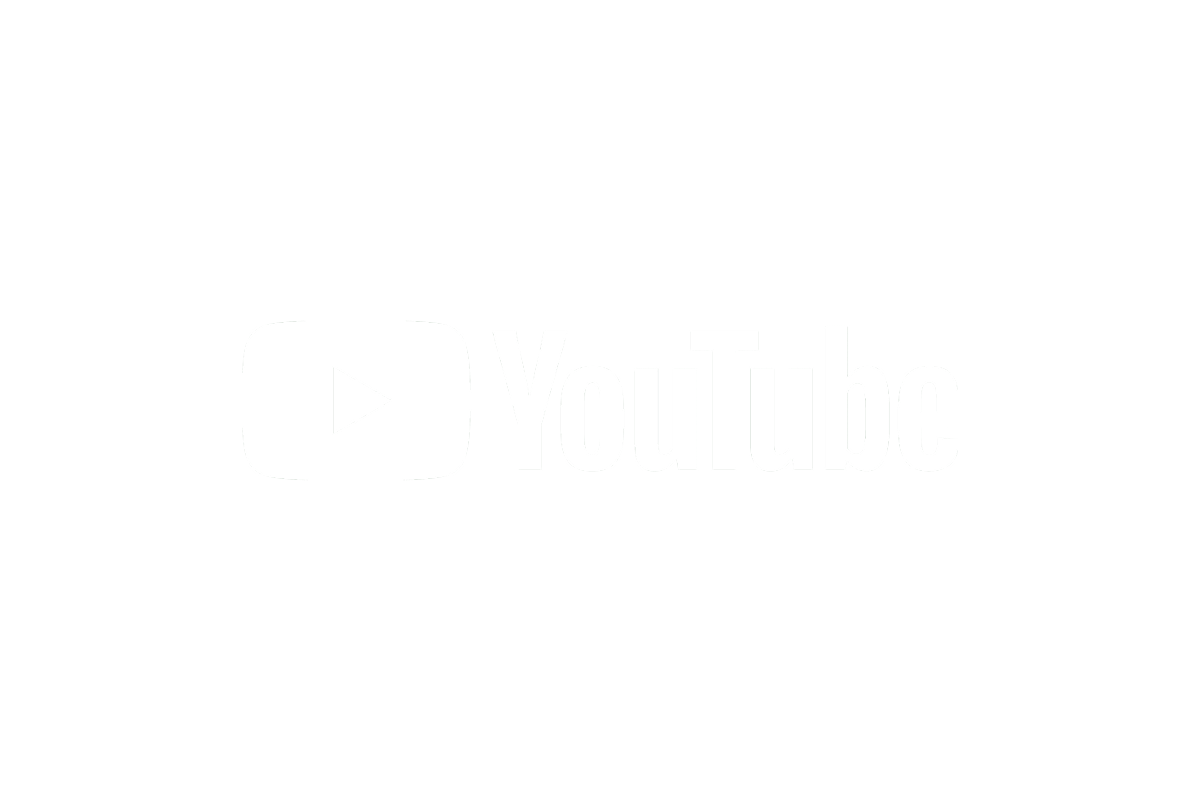YouTube logo with a black background and white text.