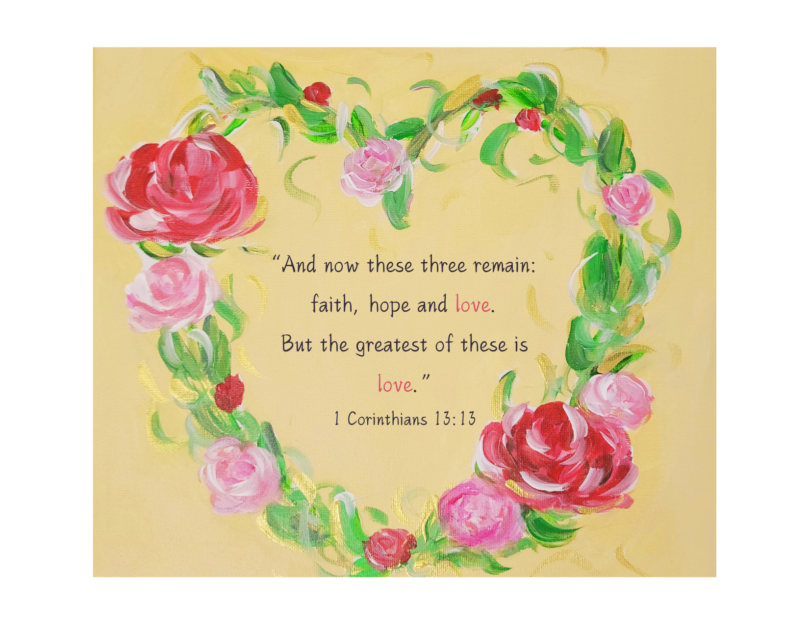 Bible Verse framed artwork