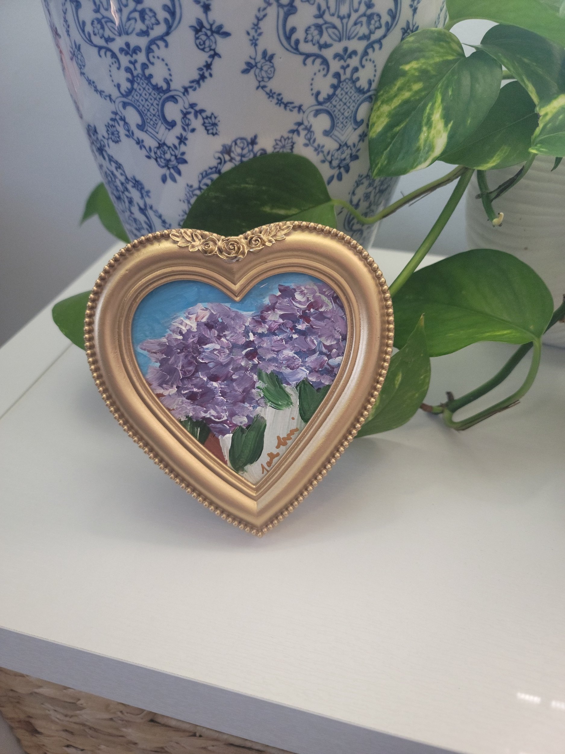 Purple Valentine 5 x 6