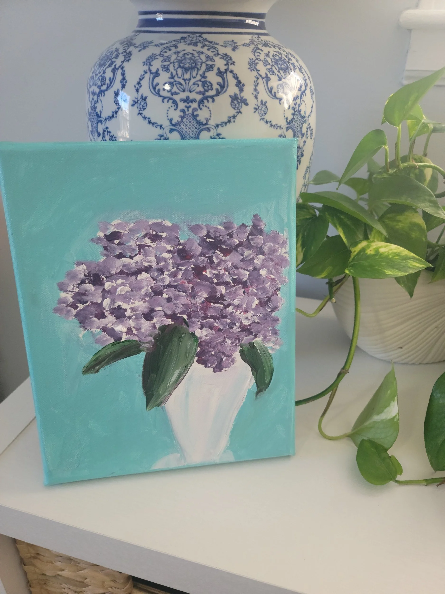 Hydrangeas at Tiffany's 8 x 10