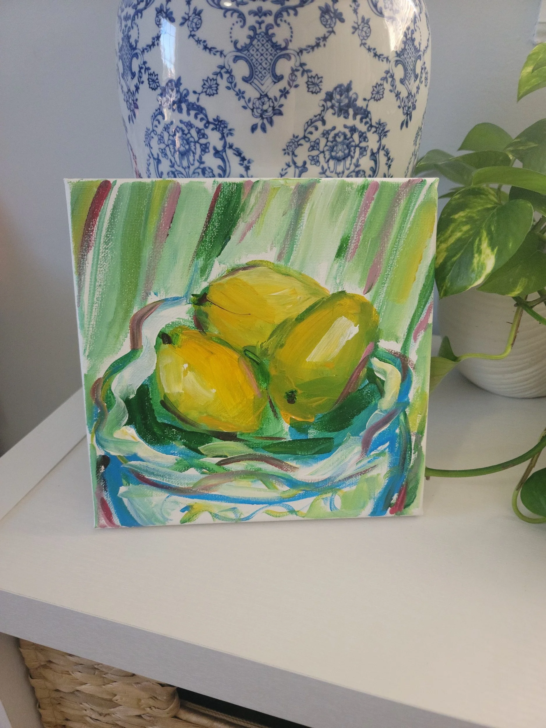 Lemons on the Bright Side 8 x 8