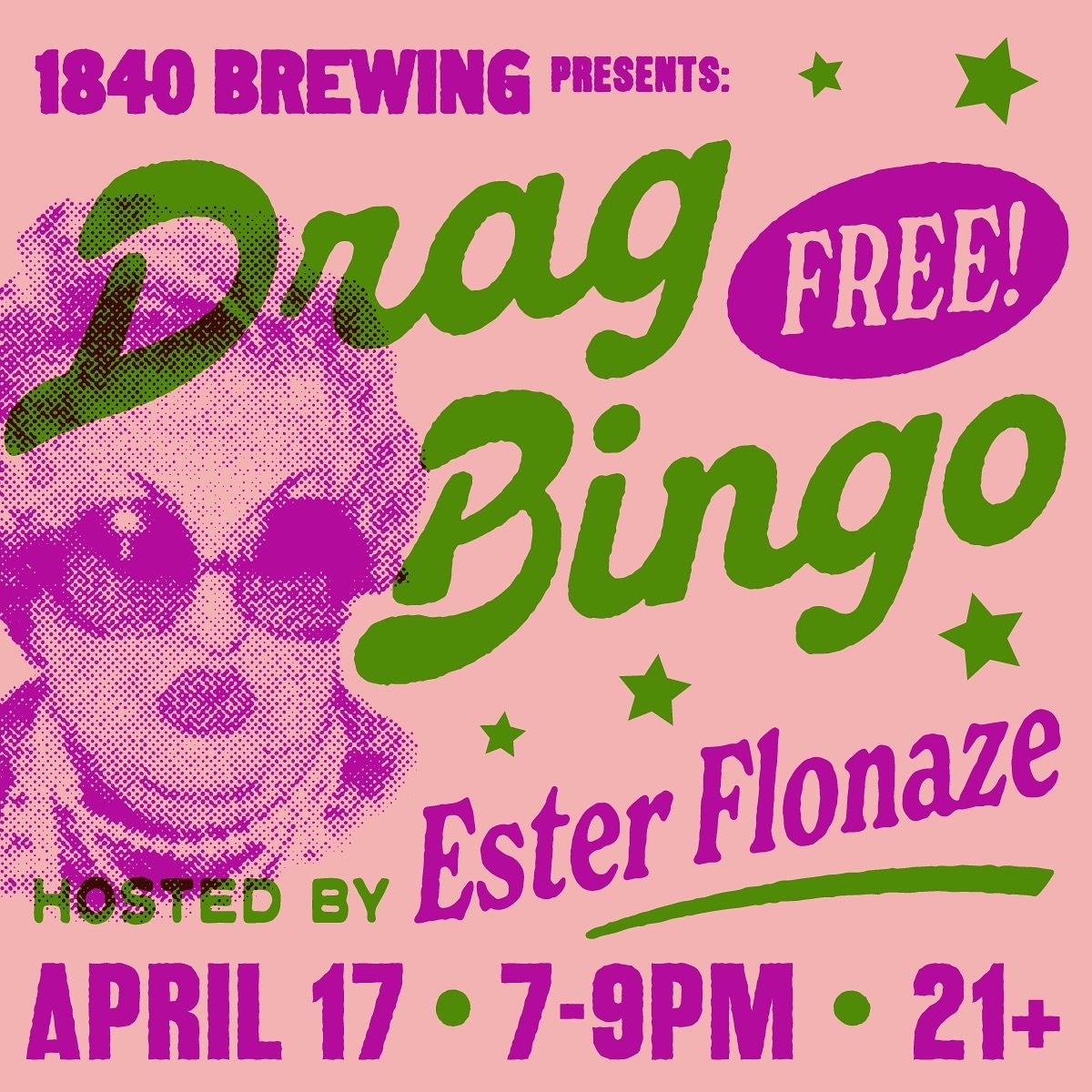 𝓓𝓻𝓪𝓰 𝓑𝓲𝓷𝓰𝓸 is back on April 17!

Our eternally gracious (but not *too* gracious!😉) host, @esterflonaze is returning with another evening of good prizes, great times, and a smattering of raunchy jokes.

Seating is first come, first served, a