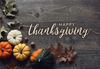 Closed for Thanksgiving