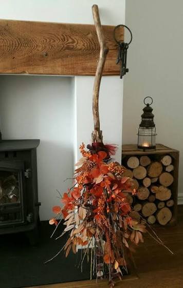 Adult Craft: Broom Wreaths