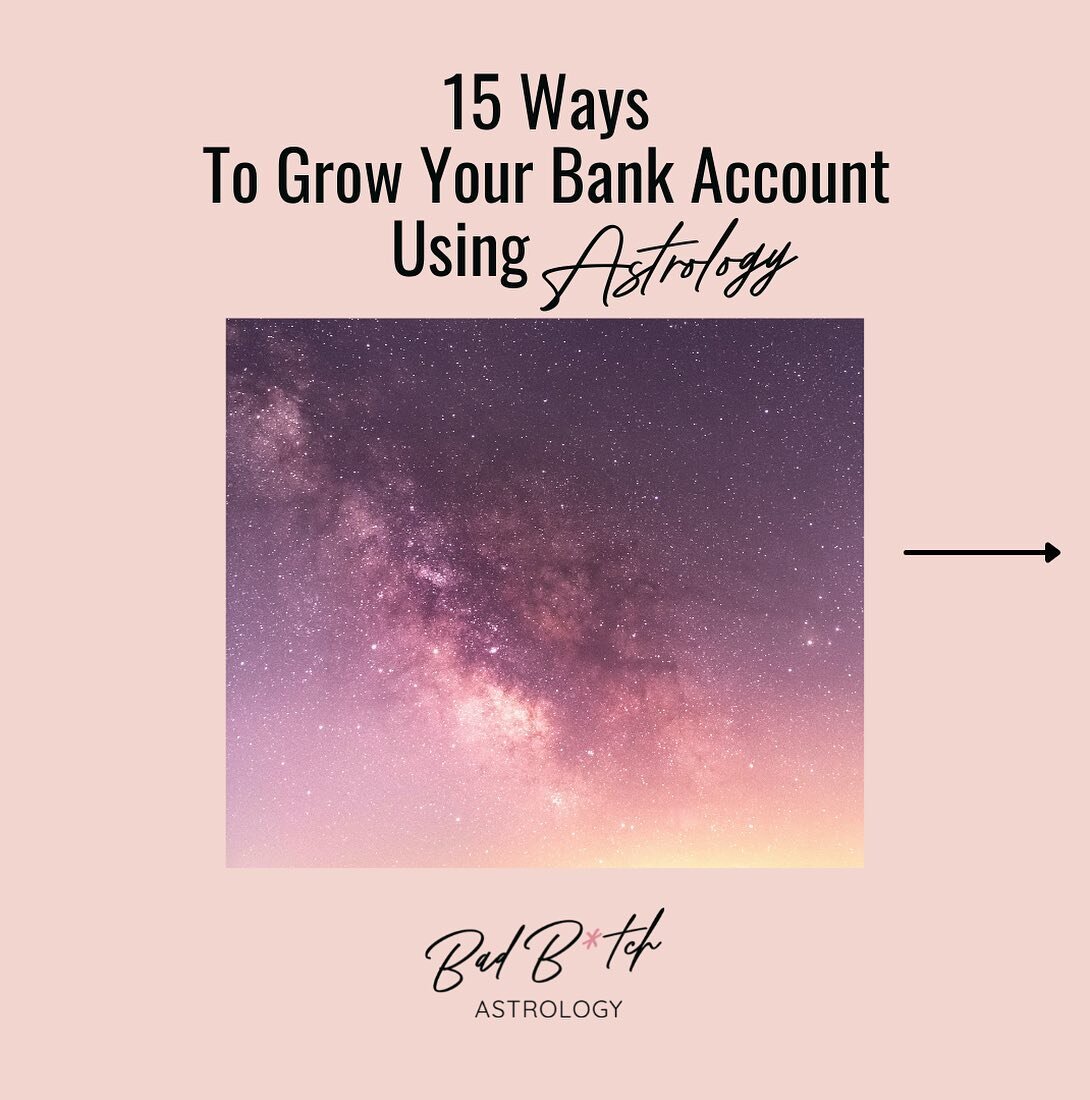 📣 Do you feel like you&rsquo;re not making enough money? Or you&rsquo;re doing everything you know how to do (including posting everyday on social media 😅), but it&rsquo;s just not working for you?

💰You&rsquo;re in luck, Baddie! Astrology can hel