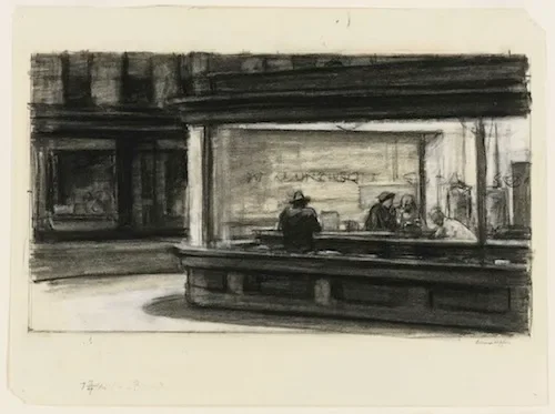 How Edward Hopper Storyboarded ‘Nighthawks’