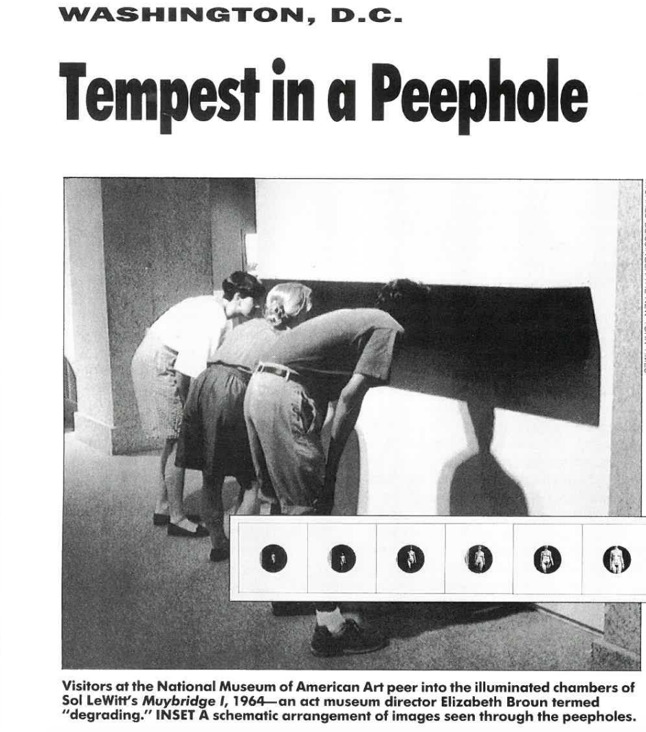 Tempest in a Peephole