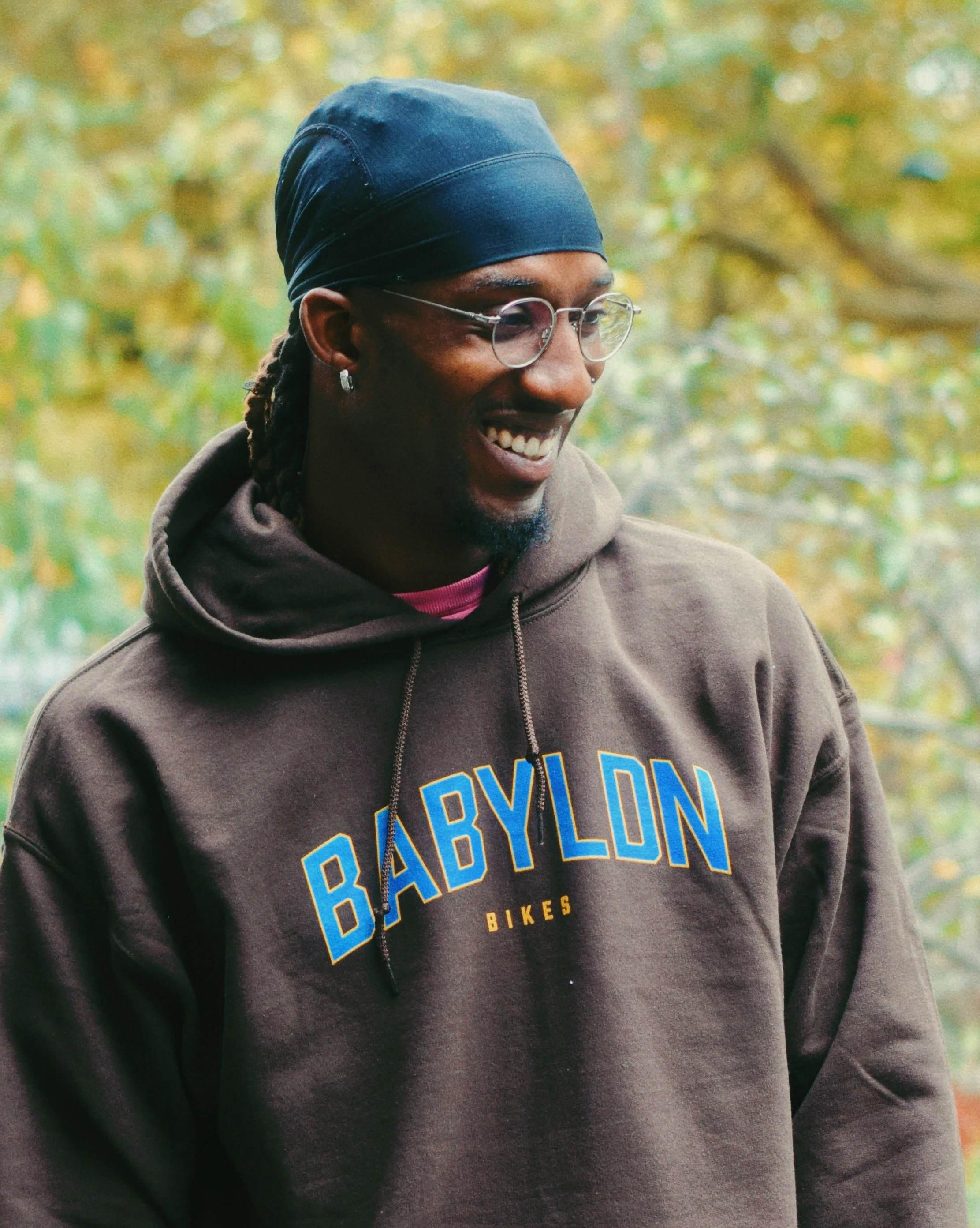 BABYLDN BIKES VARSITY HOODIE CHOCOLATE