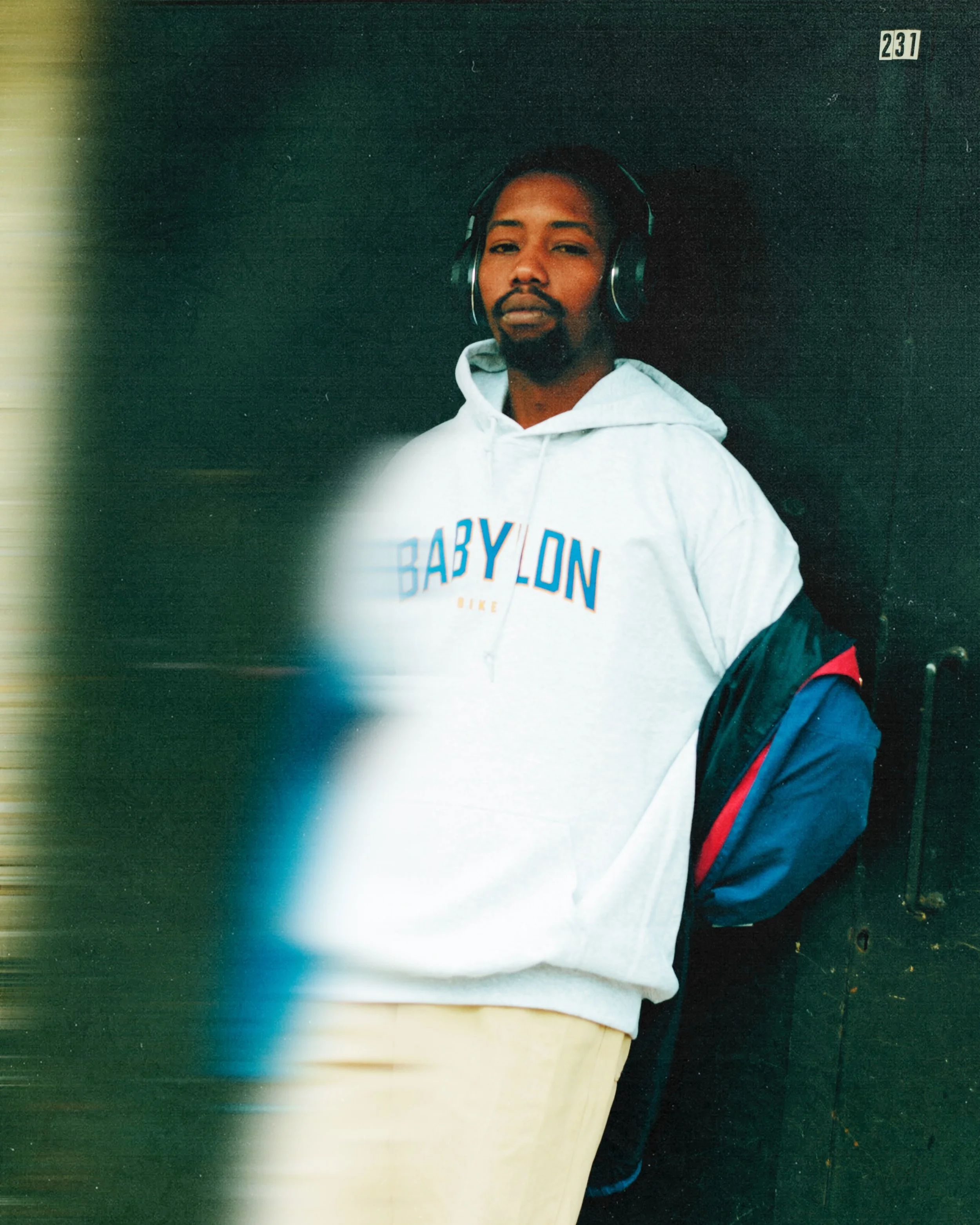 BABYLDN BIKES VARSITY HOODIE ASH