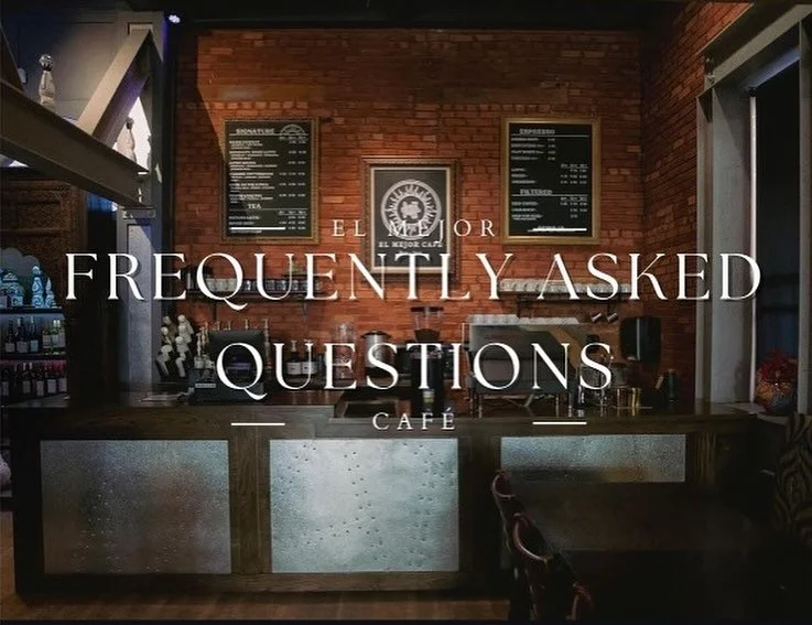 Got questions? We’ve got answers! Check out the most common ones we get, and feel free to ask us anything else you’re curious about!
~
#downtownmckinney #elmejorcafemckinney #cafe #faq