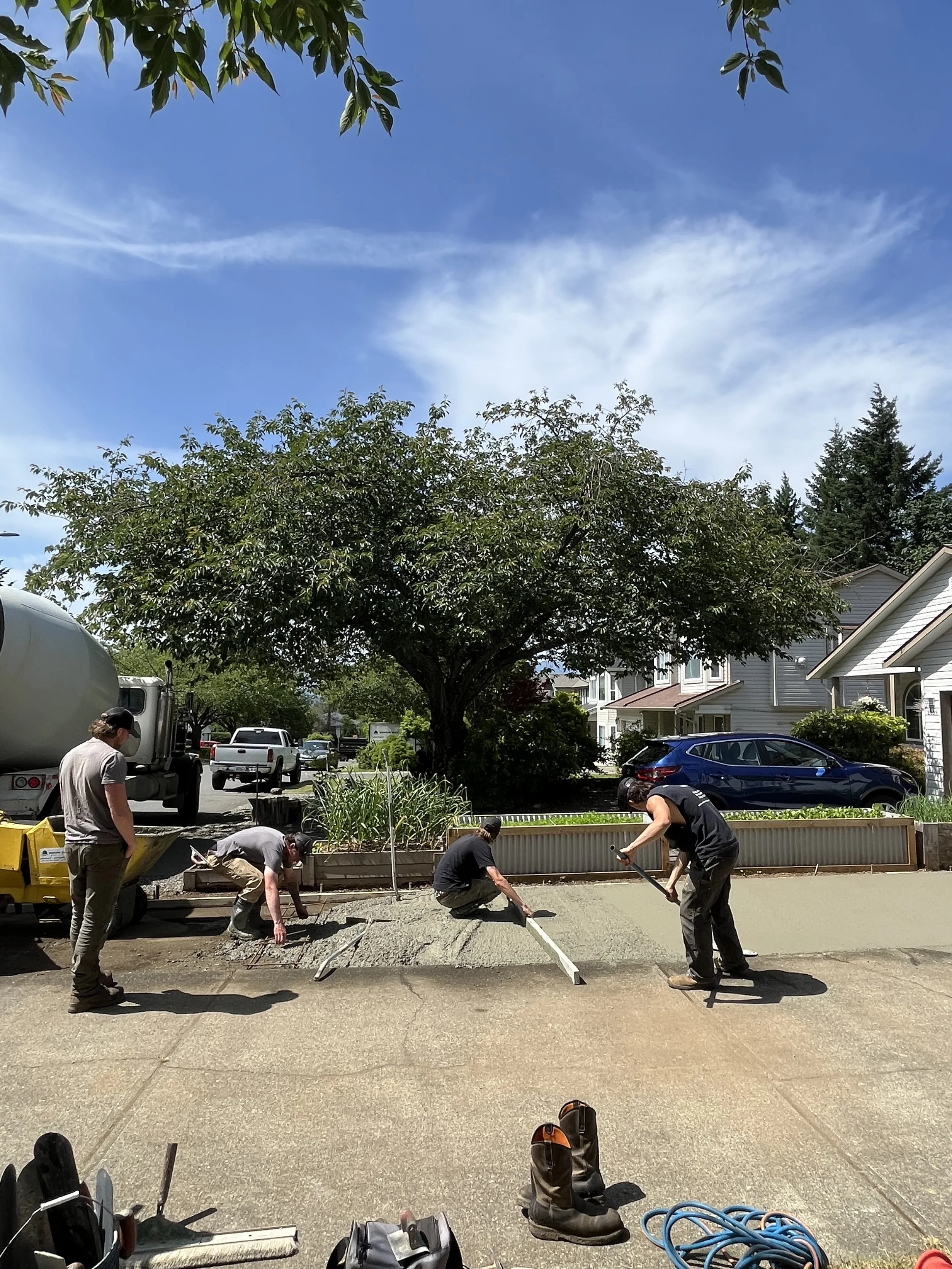Concrete Driveway Extension