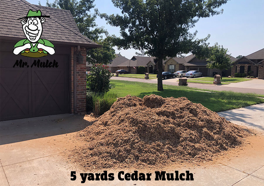 Cedar Mulch Delivered in OKC — Mr. Mulch