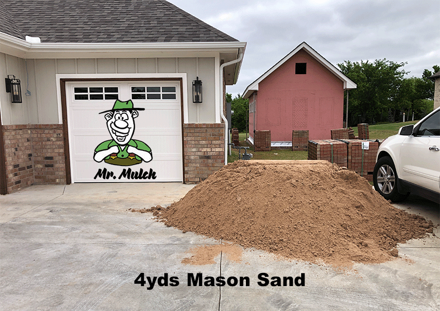Mason Sand Delivery in OKC — Mr. Mulch