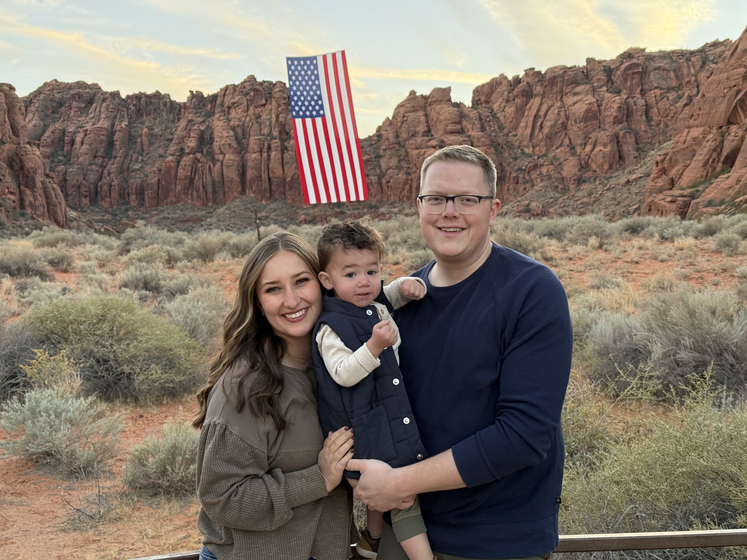 We visited the largest flag in the United States while it visited Snow Canyon State Park over Veterans Day. 